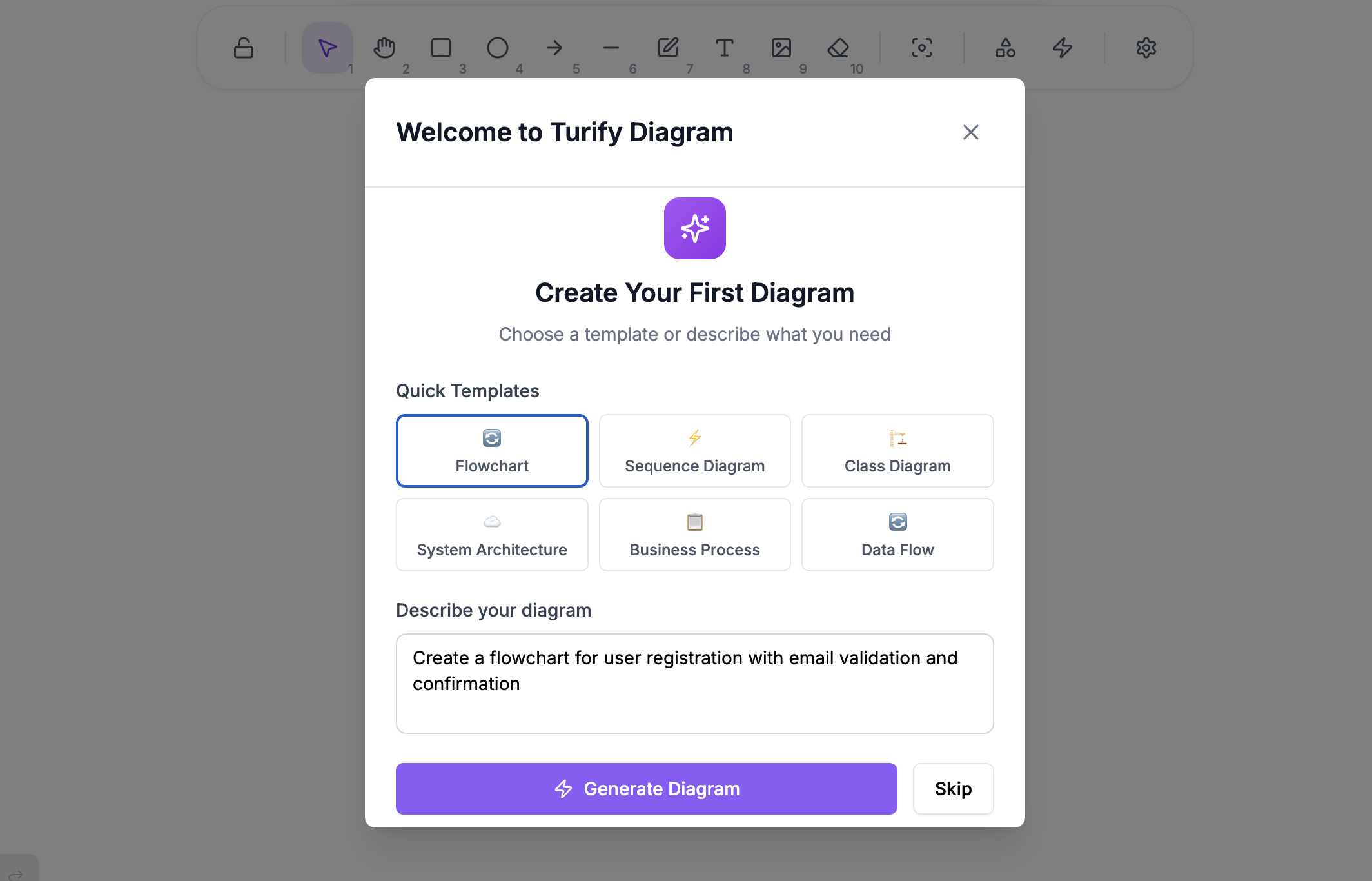 Diagrams Generator Preview